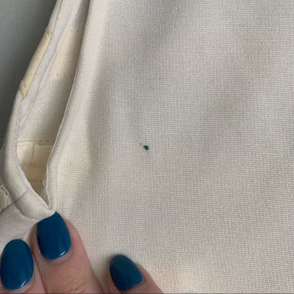 THEORY Gaian Pryor Leather Striped Peplum Top-SOLD OUT - Picture 5 of 5